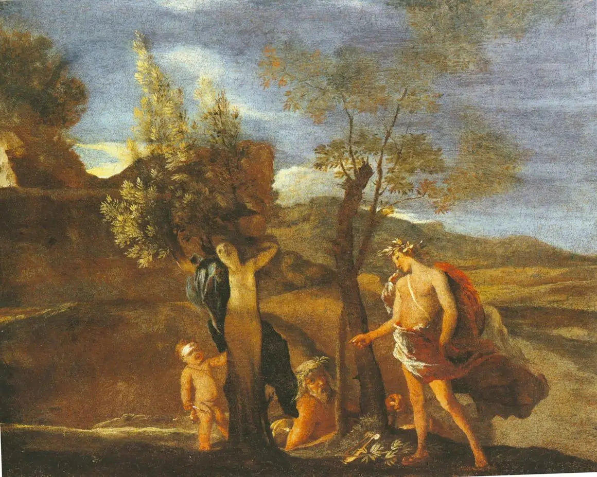 Apollon et Daphné - Nicolas Poussin - Alpha Reproduction