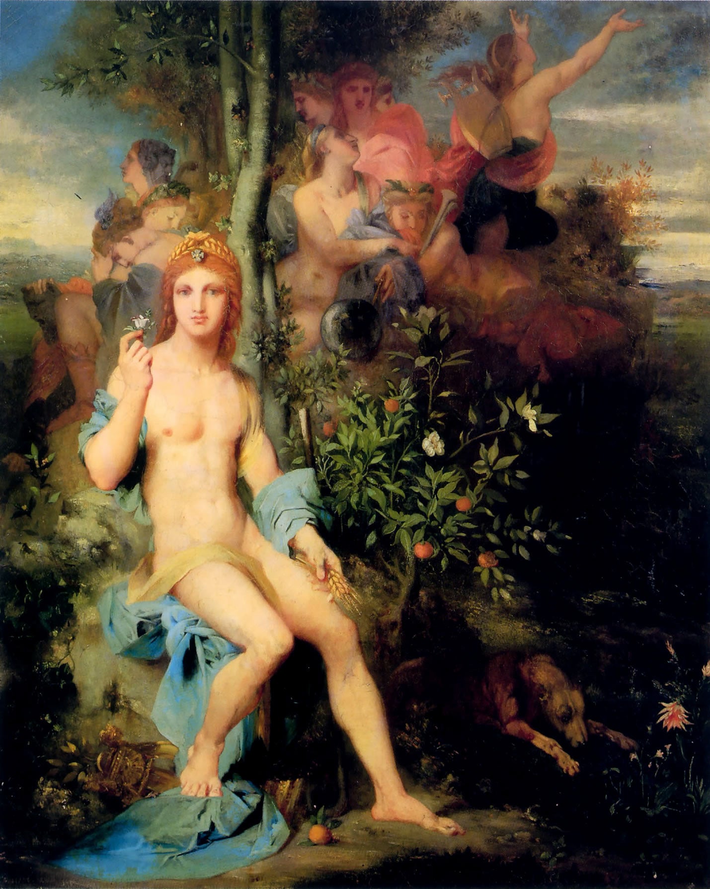 Apollon et les Neuf Muses - Gustave Moreau - Alpha Reproduction