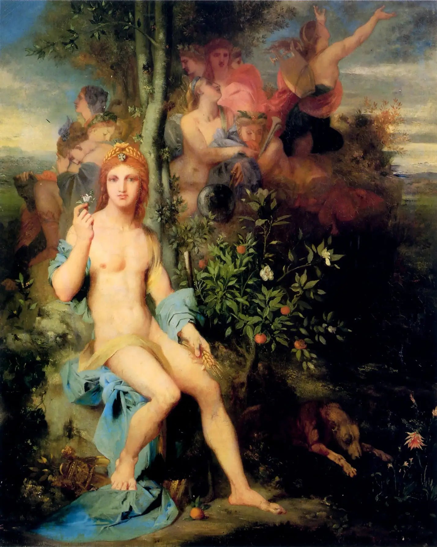 Apollon et les Neuf Muses - Gustave Moreau - Alpha Reproduction