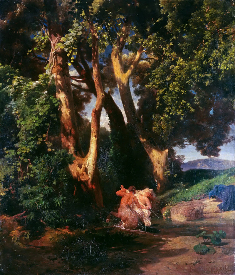 Centauro e Ninfa - Arnold Böcklin
