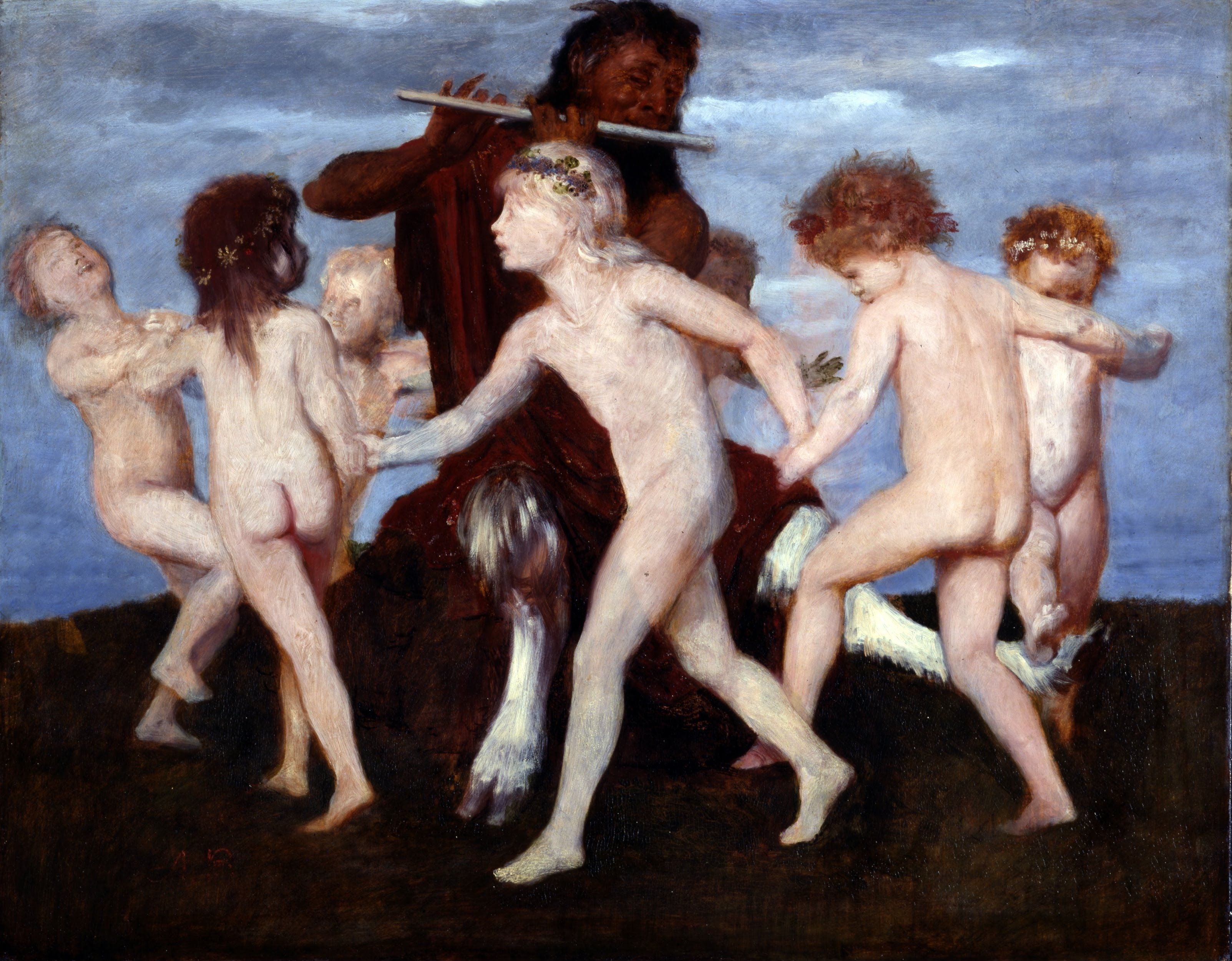 Danse Pan avec les enfants - Arnold Böcklin