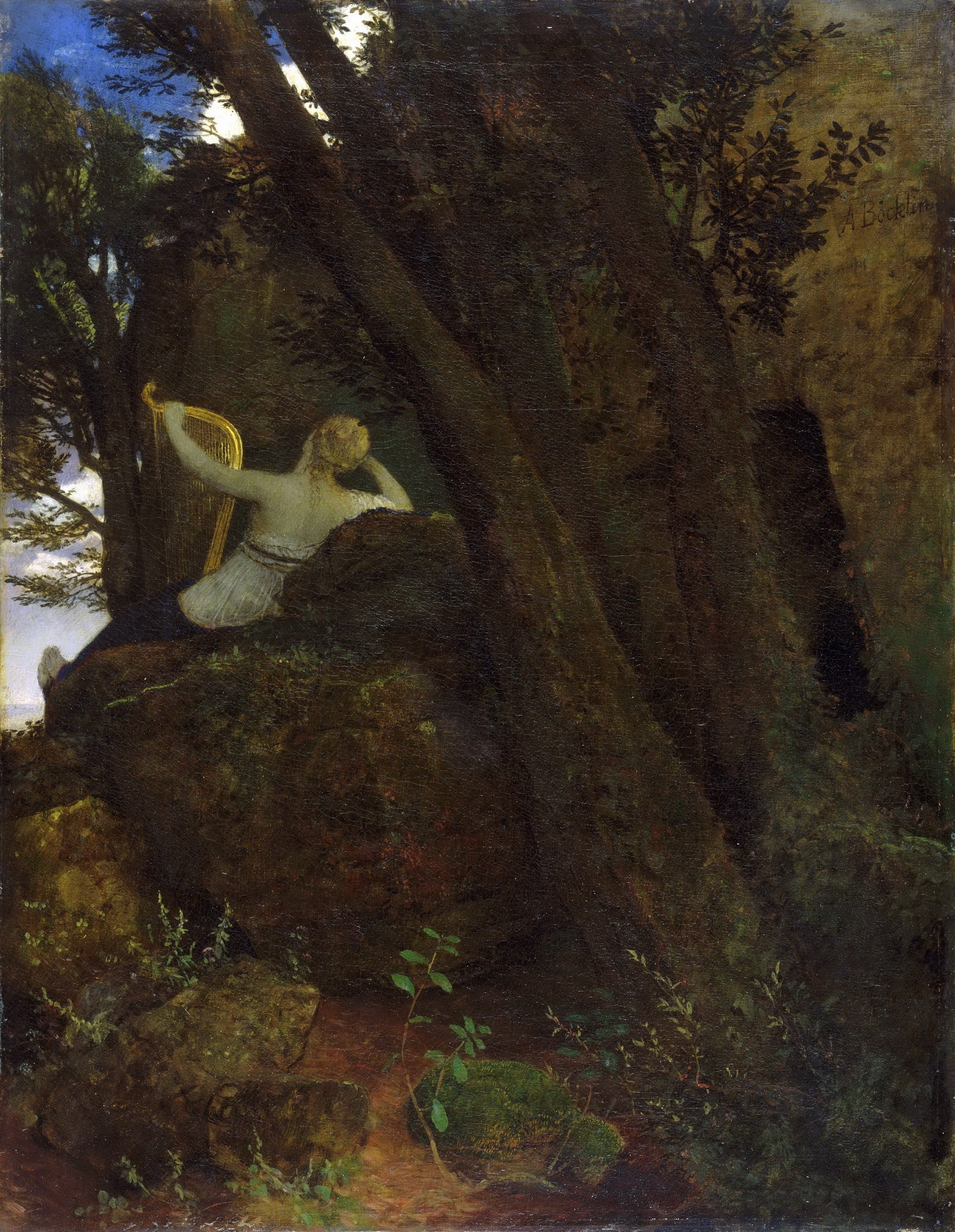 Sapho - Arnold Böcklin