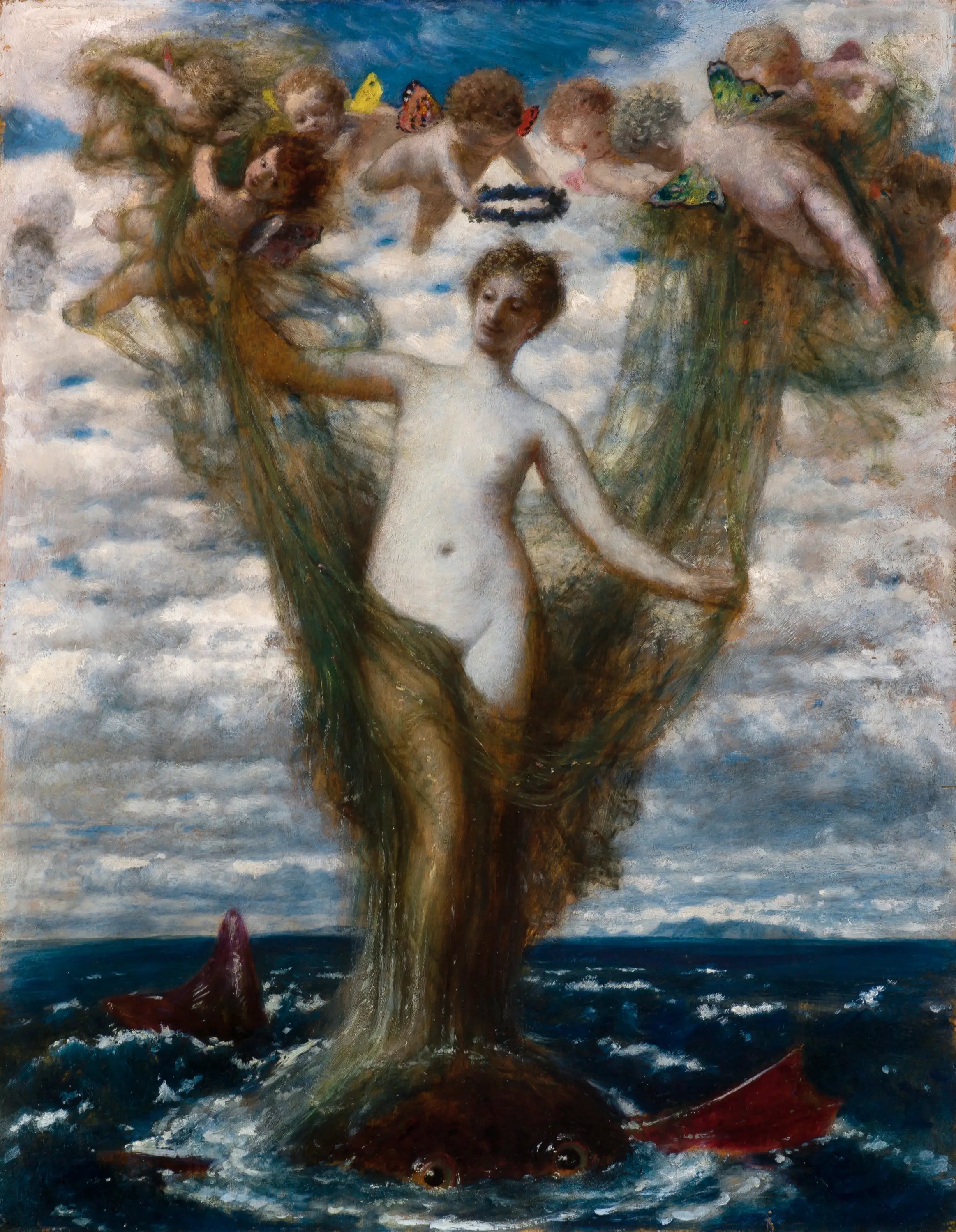 Vénus Anadyomène - Arnold Böcklin - Alpha Reproduction