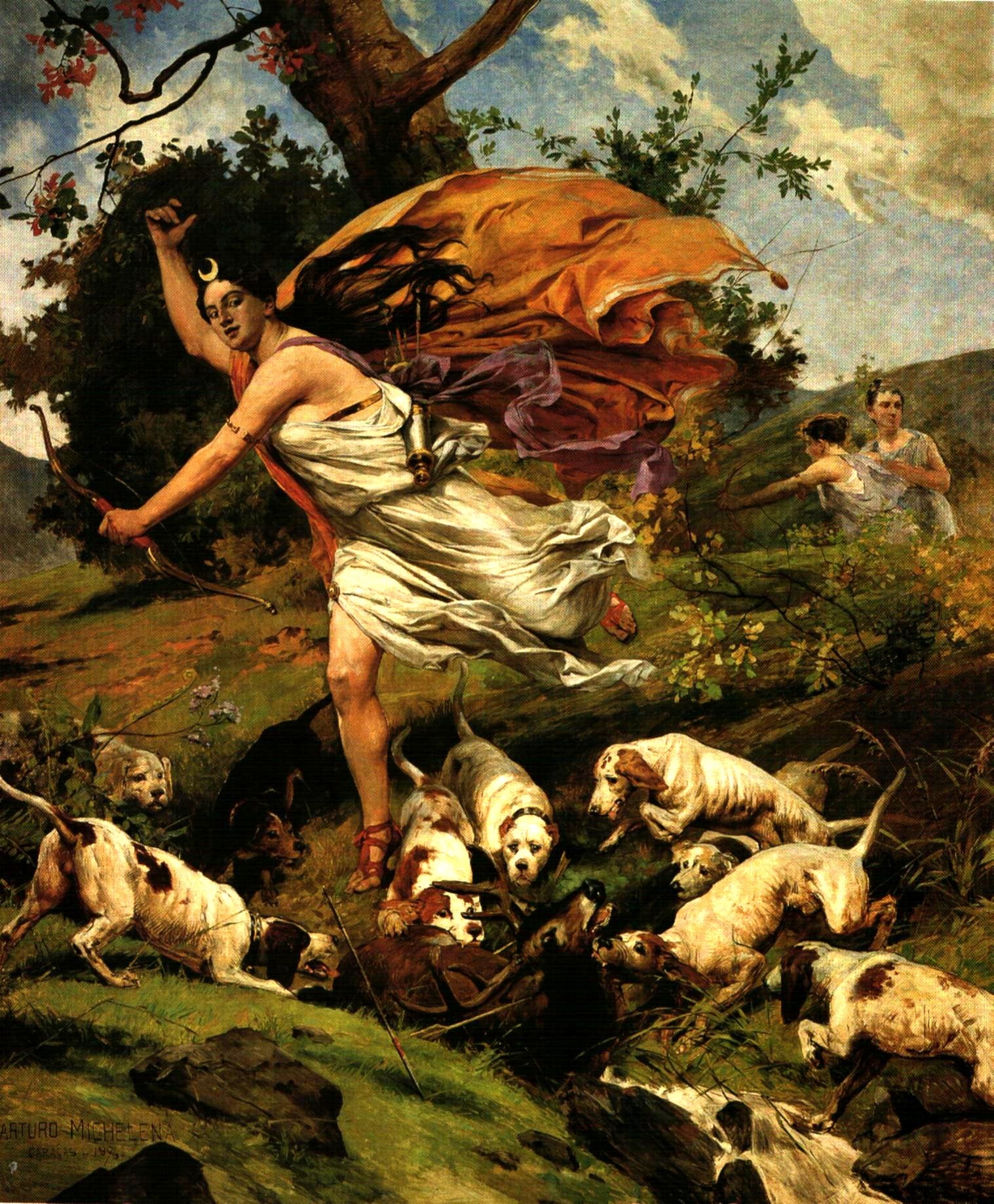 Diana a caccia - Arturo Michelena