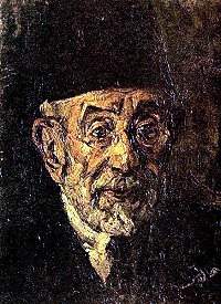 Portrait du père de l’artiste — Hale Asaf, vers 1925, huile sur toile