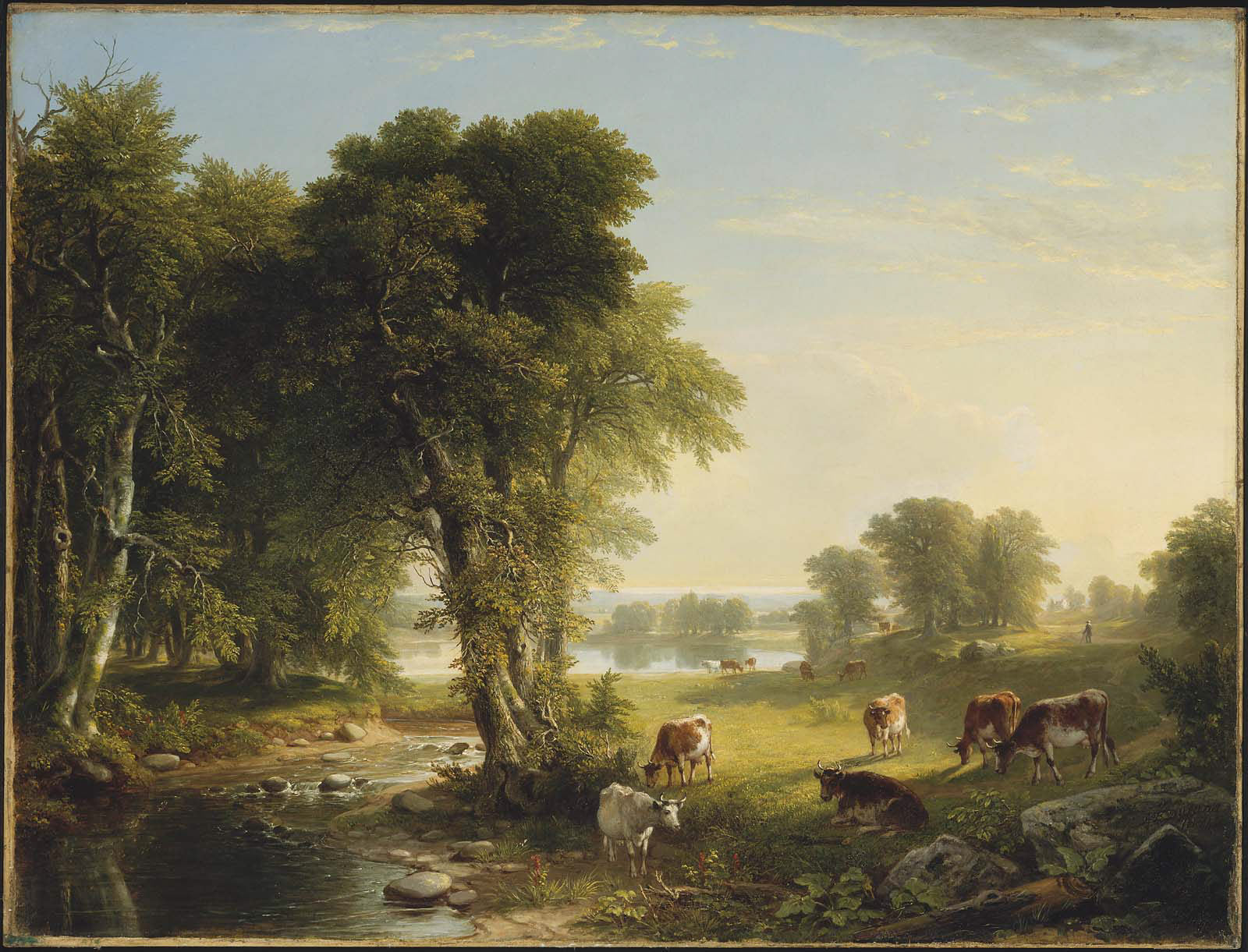 Le ruisseau babillant - Asher Brown Durand - Alpha Reproduction