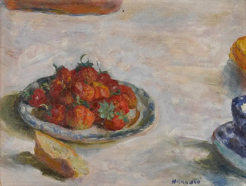 Piatto di fragole - Pierre Bonnard