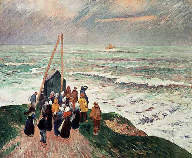 L'attente del ritorno dei pescatori - Henry Moret