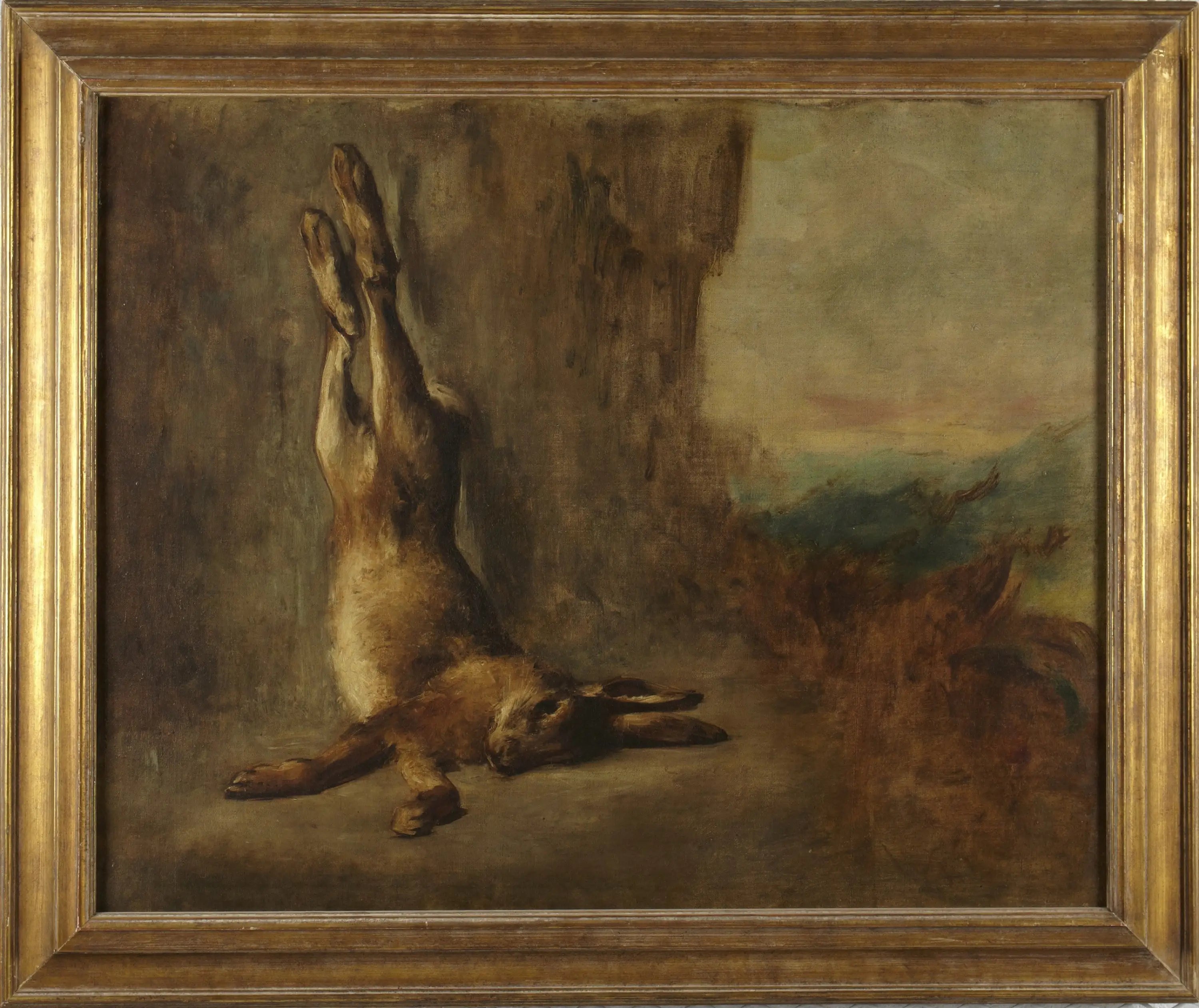 Reproduction du tableau « lièvre - Eugène Delacroix » par Alpha Reproduction en peinture à l’huile