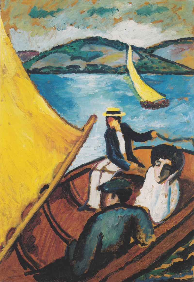 Vela sul Tegernsee - August Macke