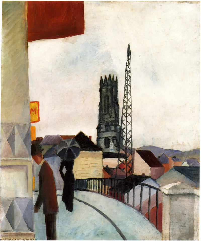 Cattedrale di Friburgo in Svizzera - August Macke