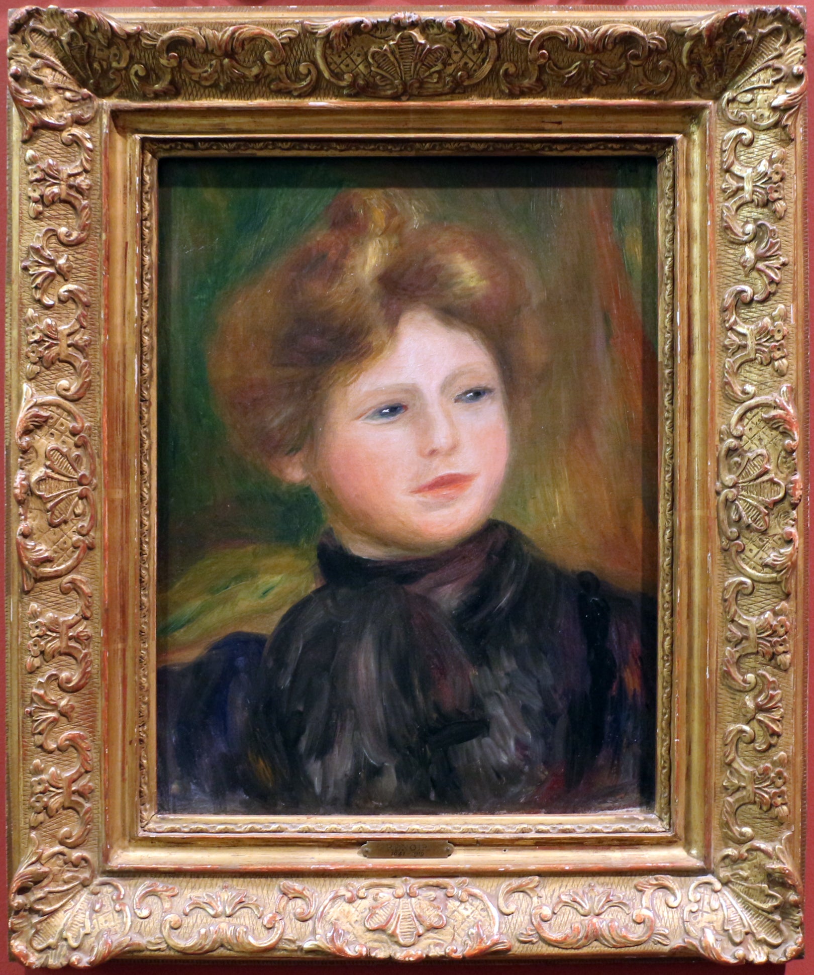 Reproduction du tableau « Portrait de femme - Pierre-Auguste Renoir » par Alpha Reproduction en peinture à l’huile