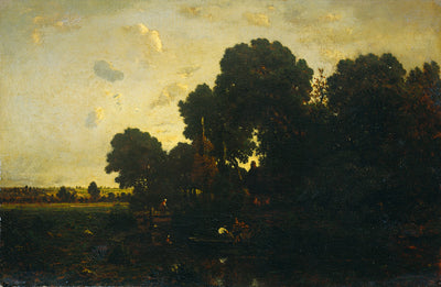 Crepuscolo - Théodore Rousseau