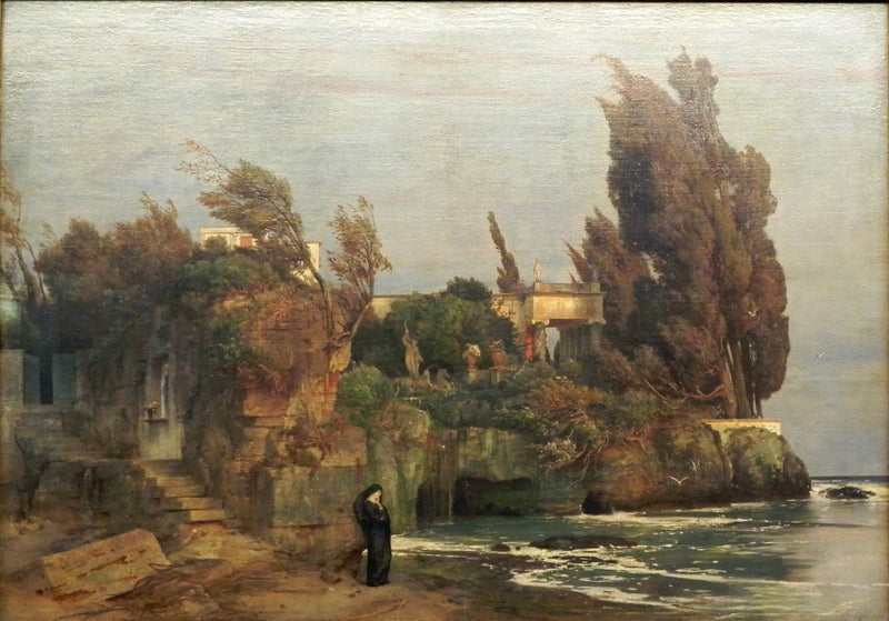 Villa sul mare, versione II - Arnold Böcklin