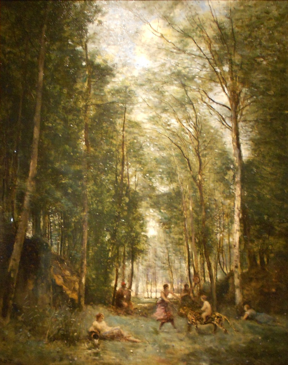 Bacchanale de printemps : Souvenir de Marly-le-Roi - Jean-Baptiste Camille Corot