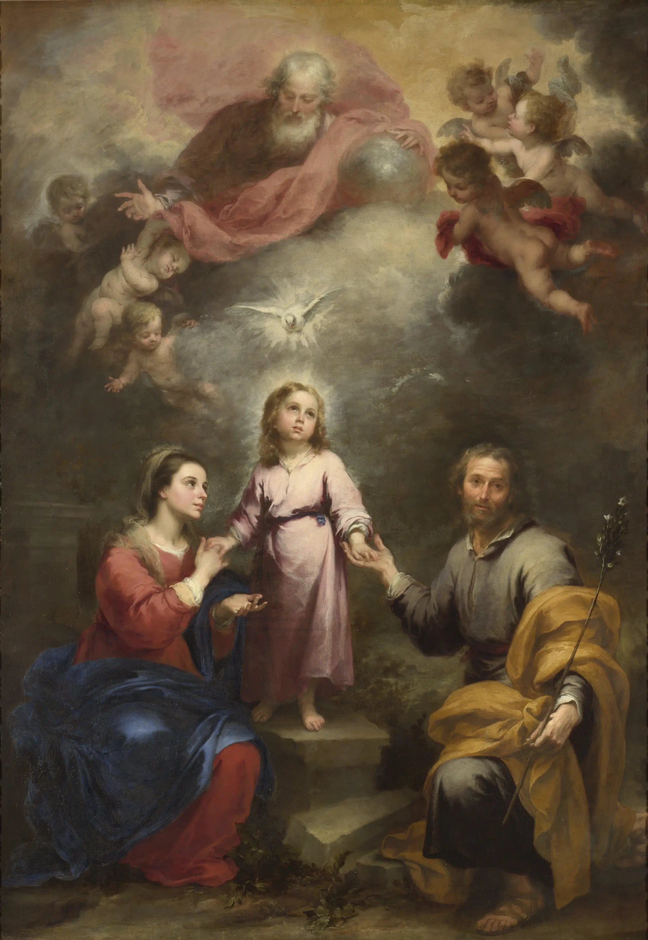 Les Trinités Célestes et Terrestres - Bartolomé Esteban Murillo - Alpha Reproduction