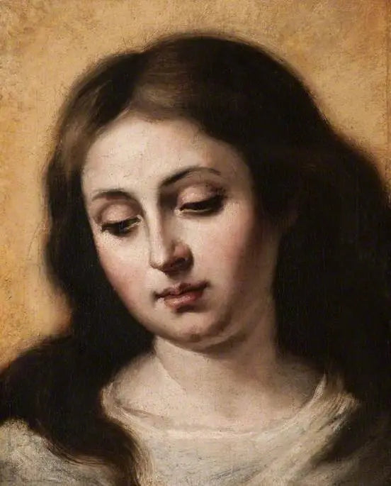 Tête de la Madone - Bartolomé Esteban Murillo - Alpha Reproduction