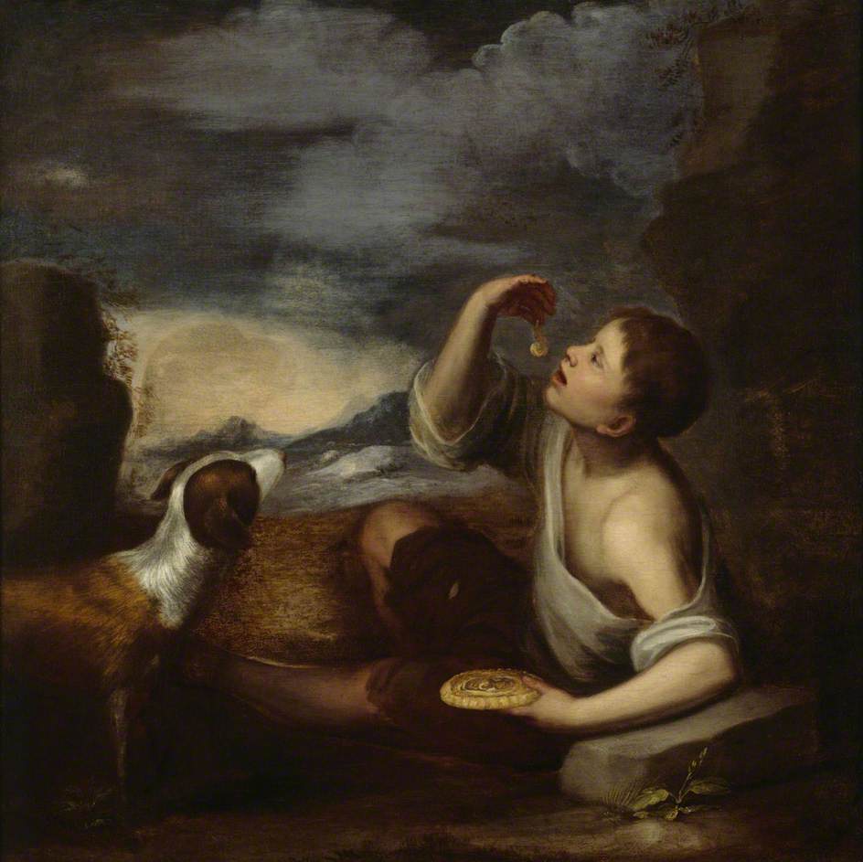 Un garçon espagnol avec un chien - Bartolomé Esteban Murillo