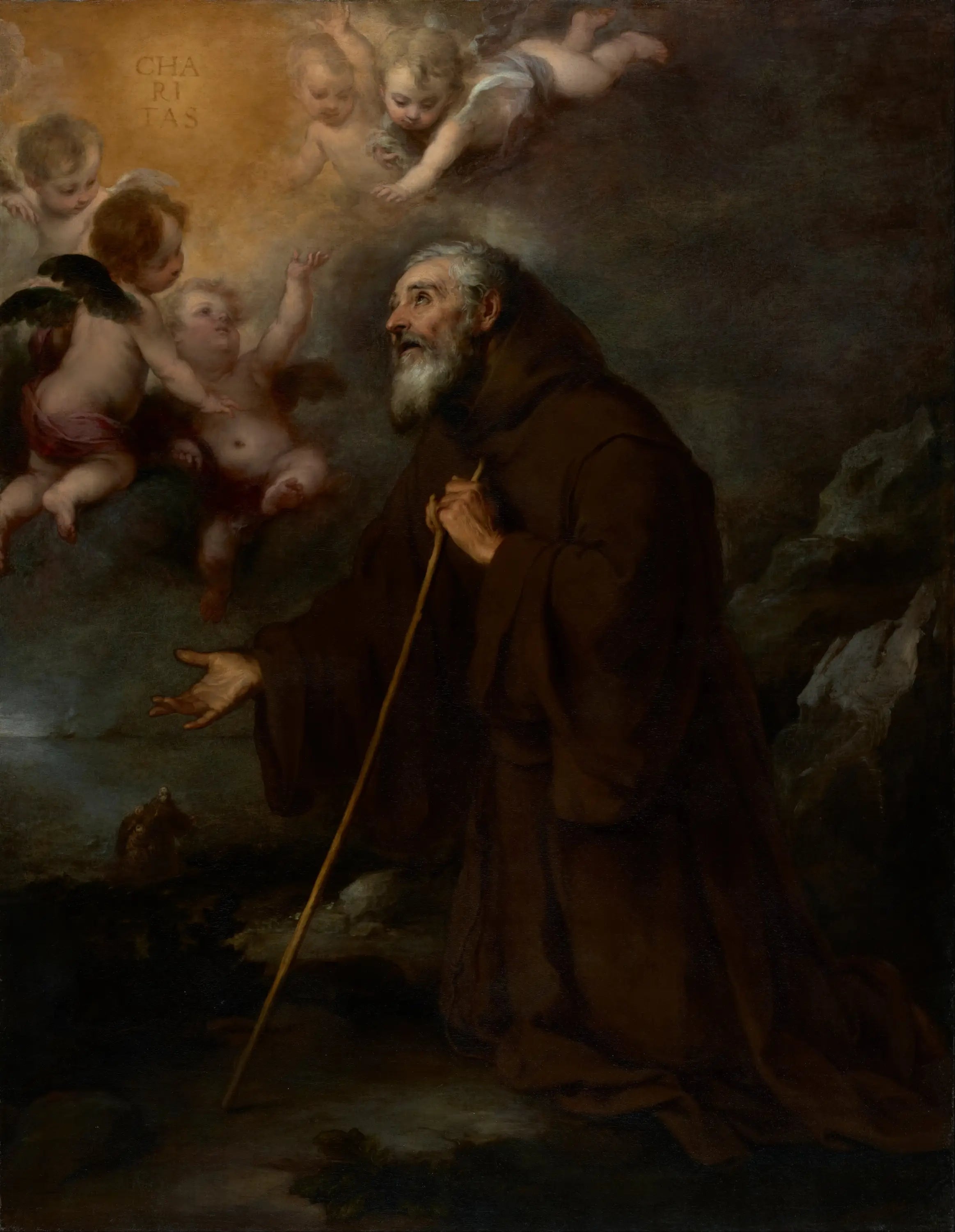 La vision de saint François de Paule - Bartolomé Esteban Murillo - Alpha Reproduction