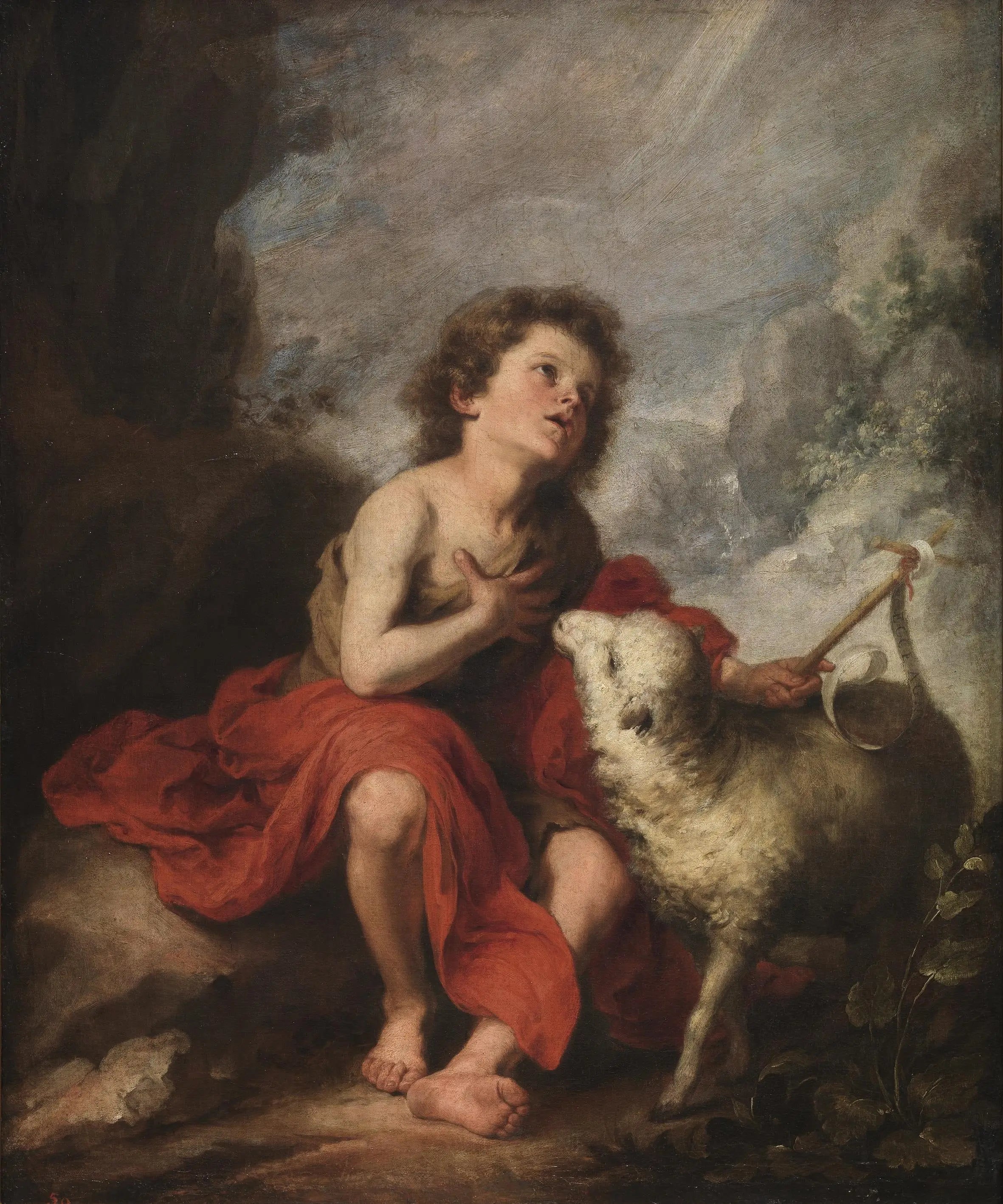 Saint Jean Baptiste enfant - Bartolomé Esteban Murillo - Alpha Reproduction