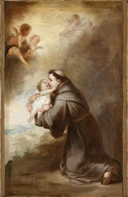 La vision de saint Antoine de Padoue - Bartolomé Esteban Murillo - Alpha Reproduction