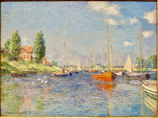 ⛵ Barca rossa a Argenteuil – Claude Monet (1875)