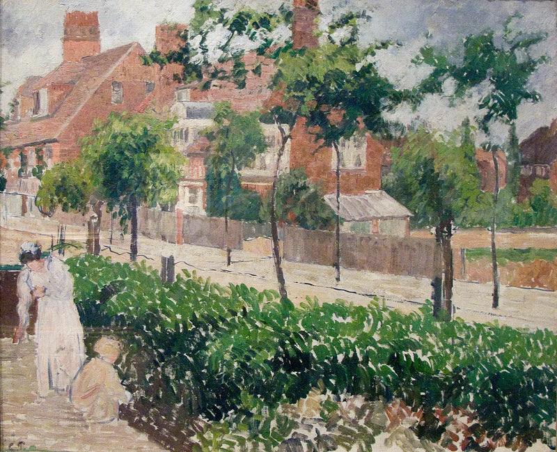 Bath Road, Londra, (schizzo) - Camille Pissarro