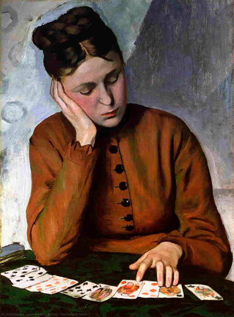 La Sfidante di carte - Frédéric Bazille