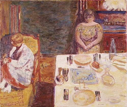 Reproduction du tableau « Avant le Dîner - Pierre Bonnard » par Alpha Reproduction en peinture à l’huile