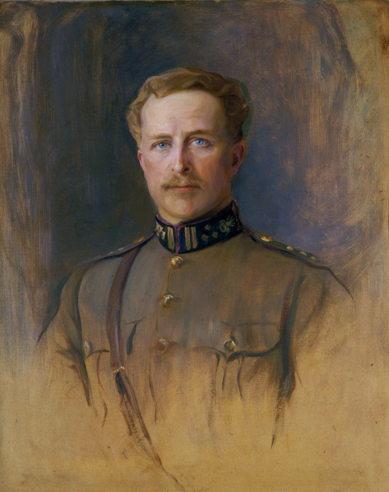 Ritratto a mezzo busto del re Alberto I - Filippo di Laoszlo