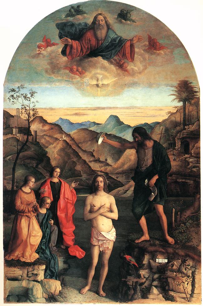 Le Baptême du Christ - Giovanni Bellini