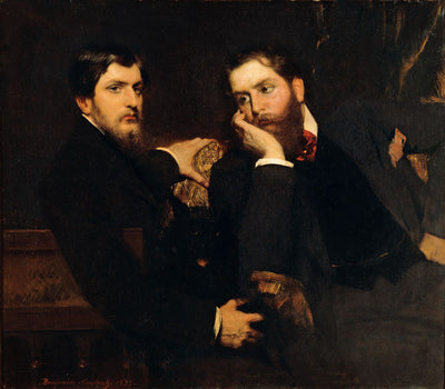 Portrait de ses deux fils - Jean-Joseph Benjamin-Constant