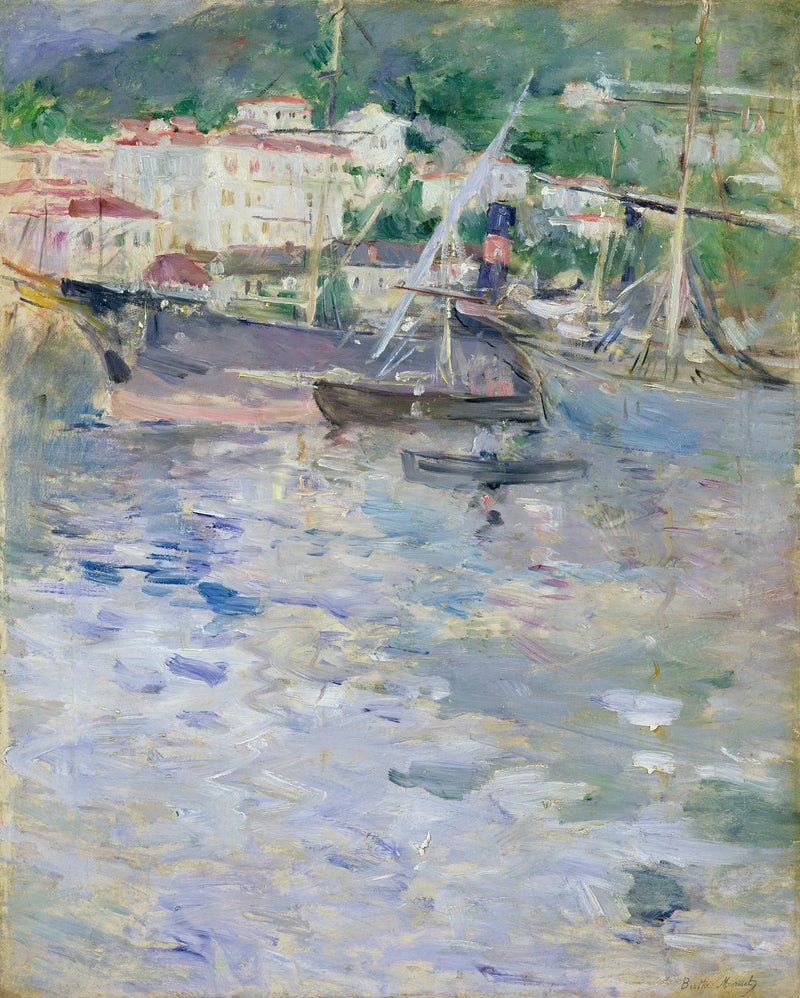 Il porto di Nizza - Berthe Morisot