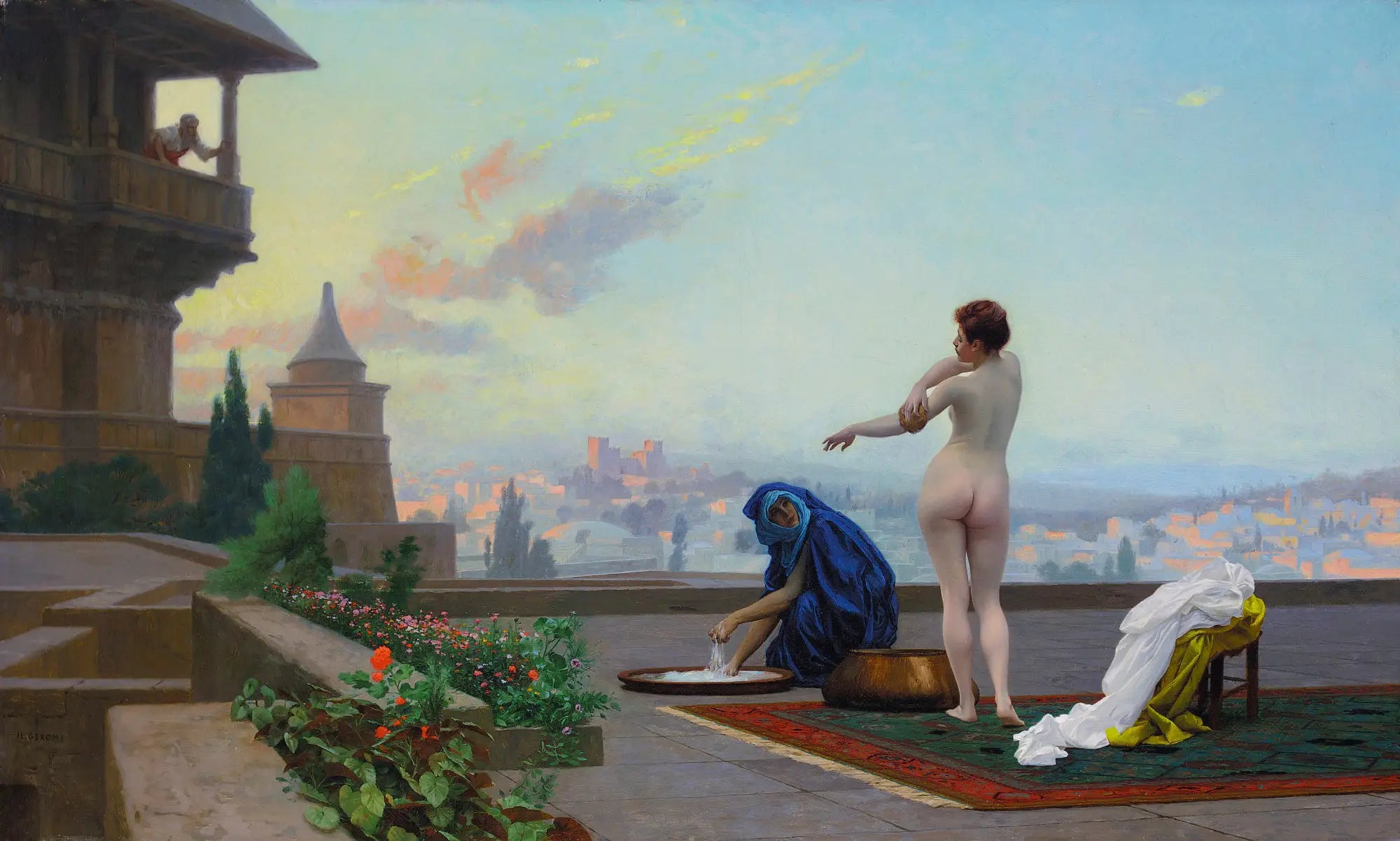 Reproduction du tableau « Bethsabée - Jean-Léon Gérôme » par Alpha Reproduction en peinture à l’huile