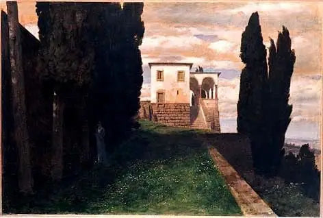 Villa italiana in autunno - Arnold Böcklin
