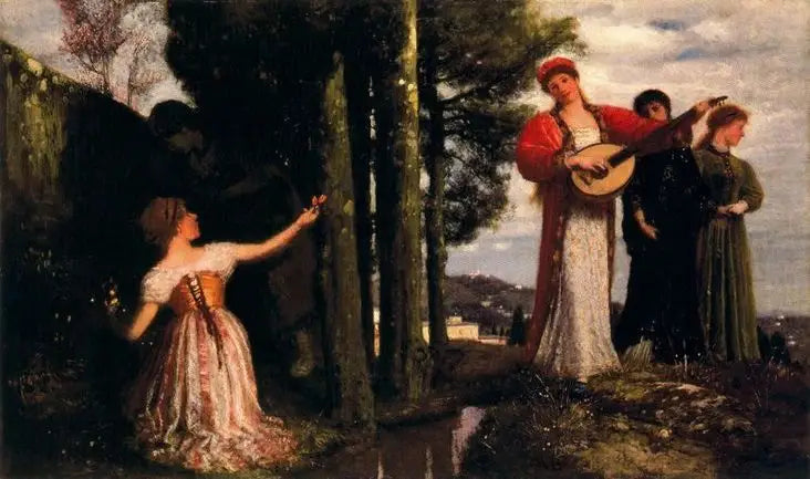 Vois ! Tout droit aux pianure - Arnold Böcklin
