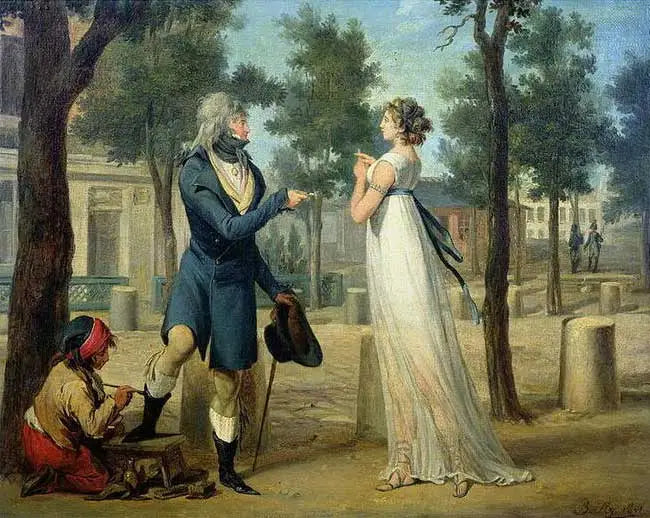 Point de Convention - Louis-Léopold Boilly - Alpha Reproduction