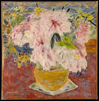 Reproduction du tableau « Bouquet de roses - Pierre Bonnard » par Alpha Reproduction en peinture à l’huile