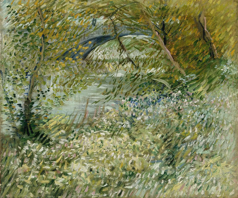 Bordo del fiume in primavera - Vincent van Gogh