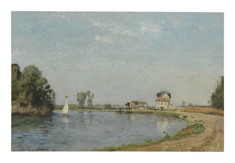 Bordo di fiume - Camille Pissarro