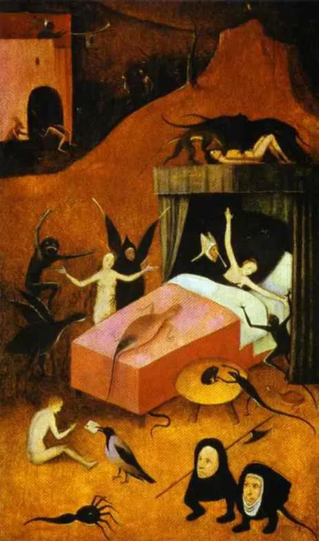 La morte del dannato - Hieronymus Bosch
