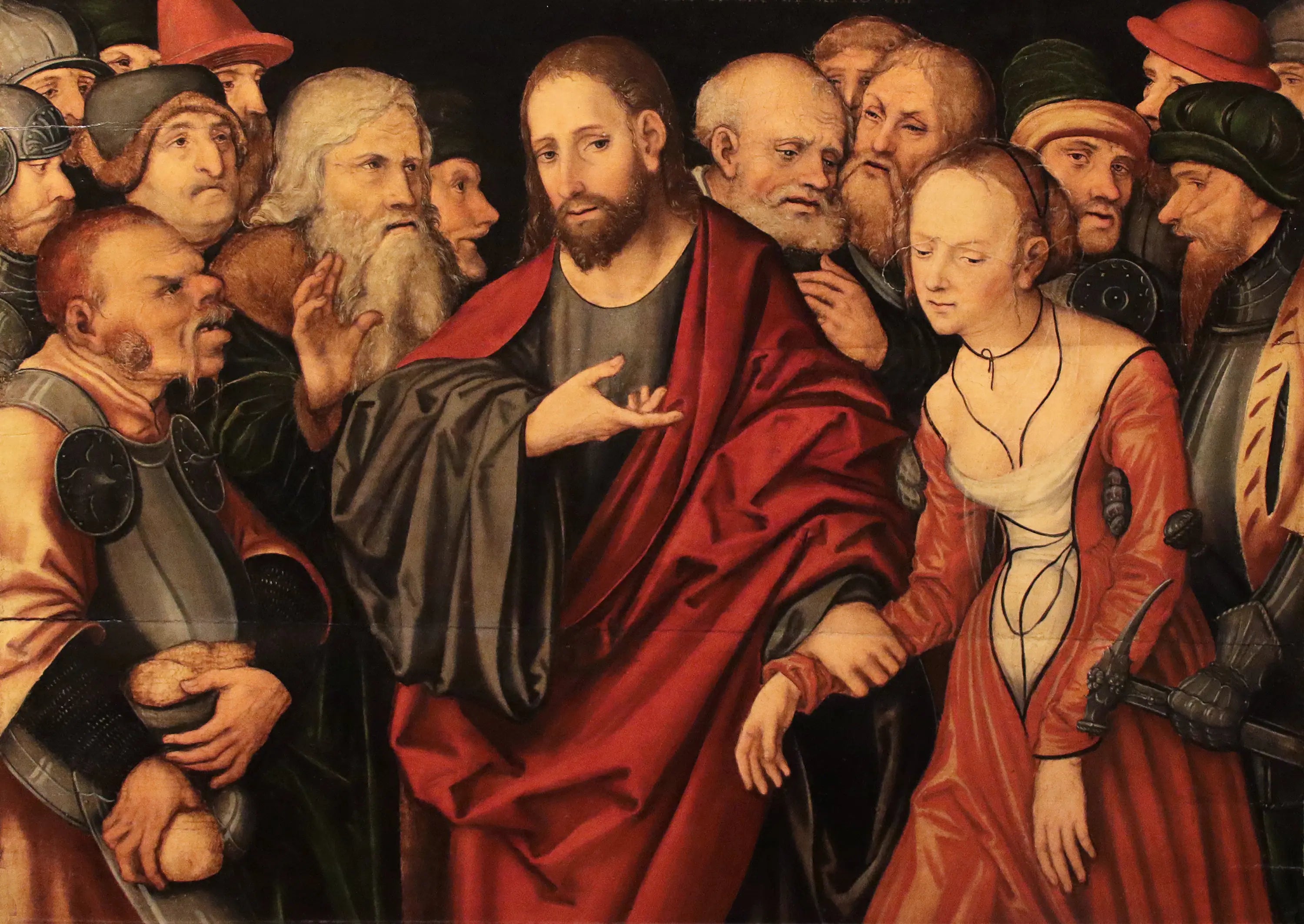 Le Christ et l’adultère - Lucas Cranach the Elder - Alpha Reproduction