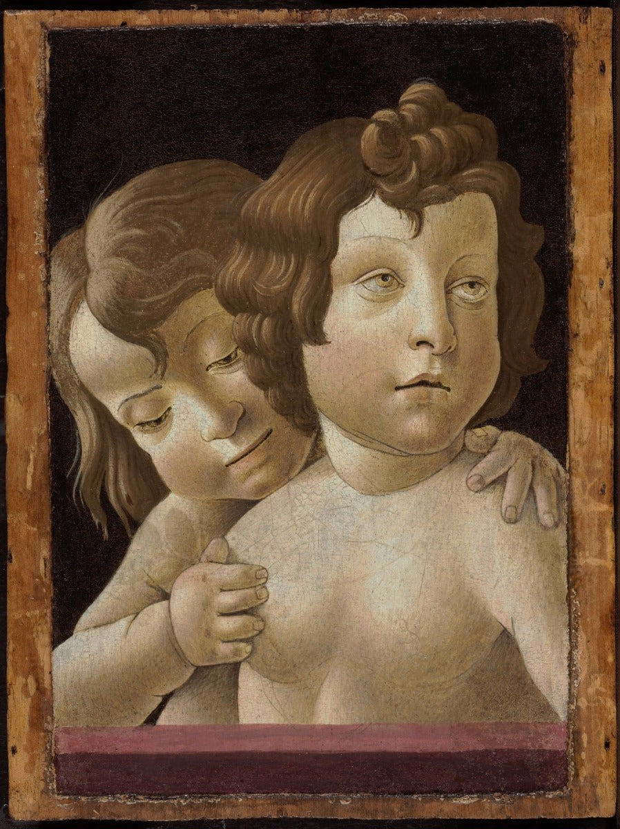 Il Bambino Gesù e il piccolo Giovanni Battista - Sandro Botticelli