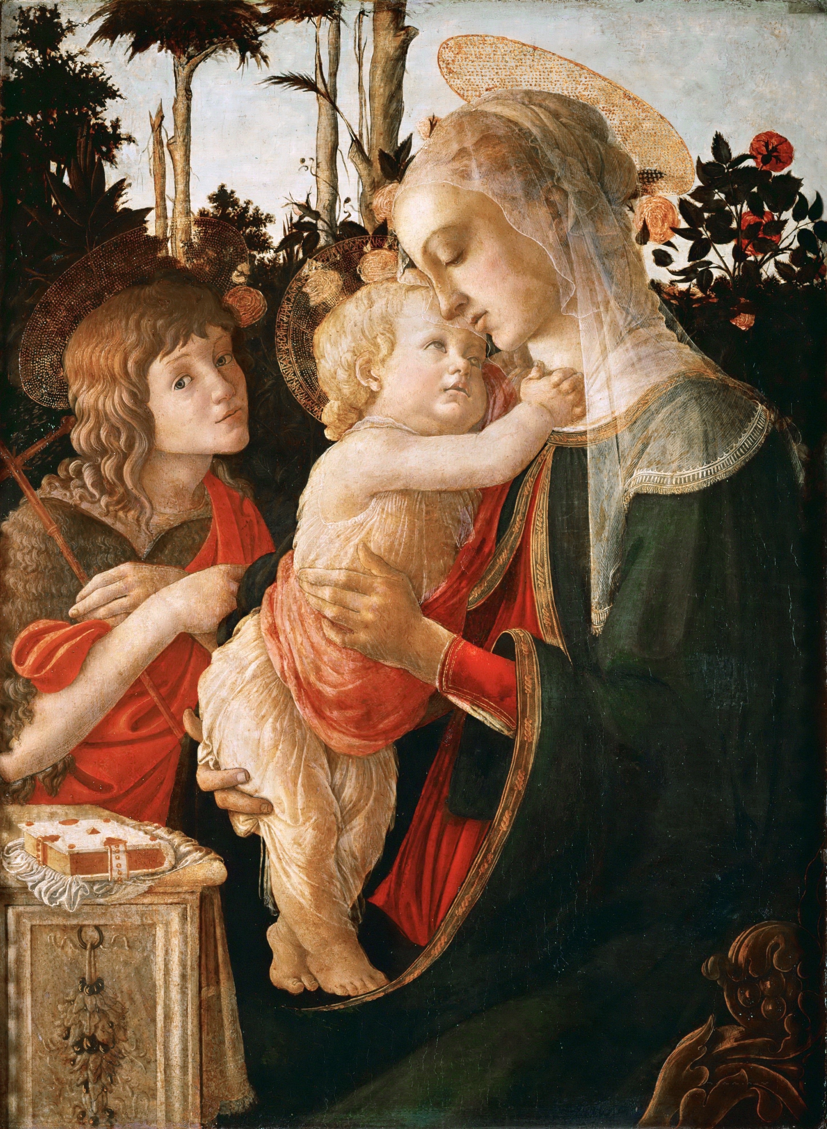 La Vergine e il Bambino con il giovane san Giovanni Battista - Sandro Botticelli