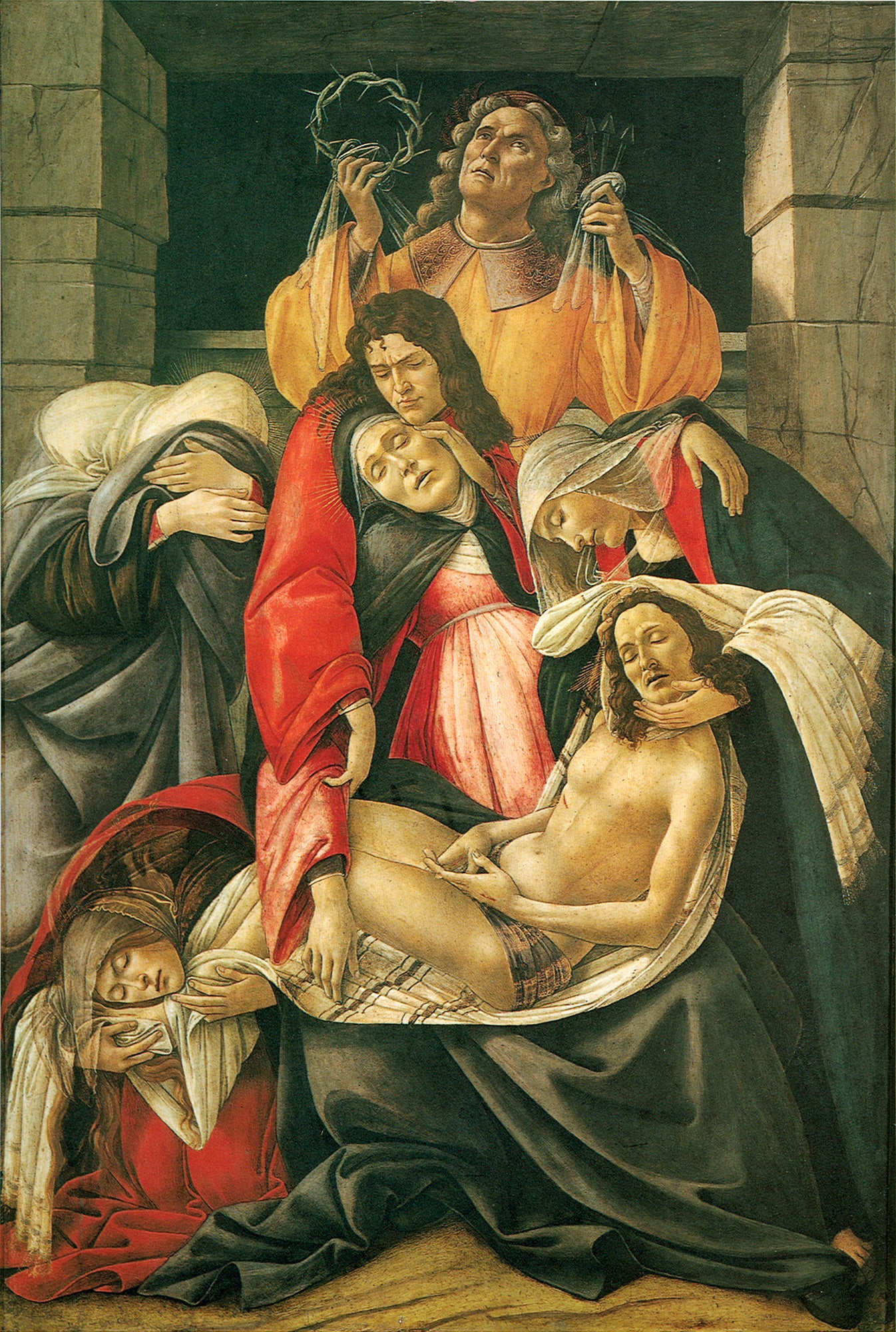 La Lamentazione sul Cristo morto - Sandro Botticelli