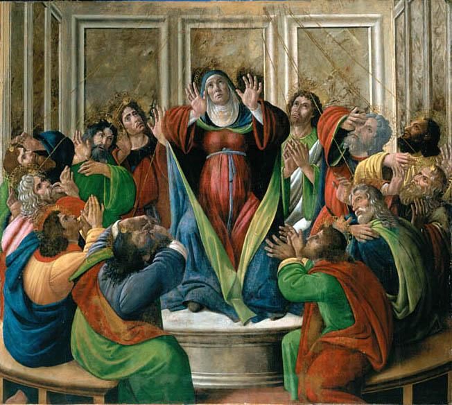 La discesa dello Spirito Santo - Sandro Botticelli