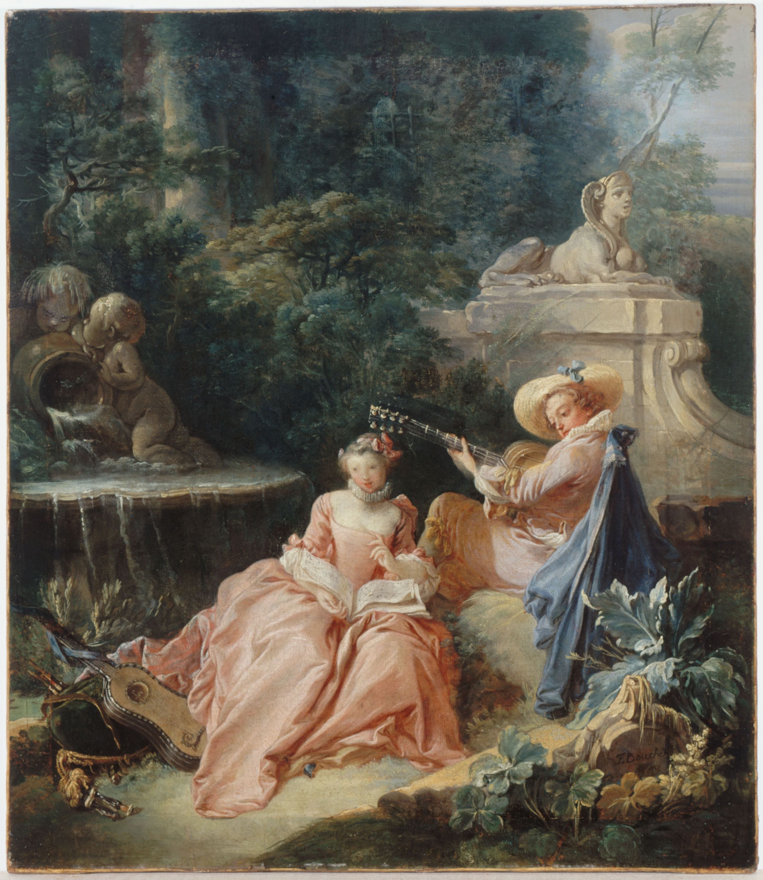La Leçon de musique - François Boucher
