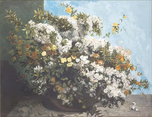 Rami fioriti e Fiori - Gustave Courbet