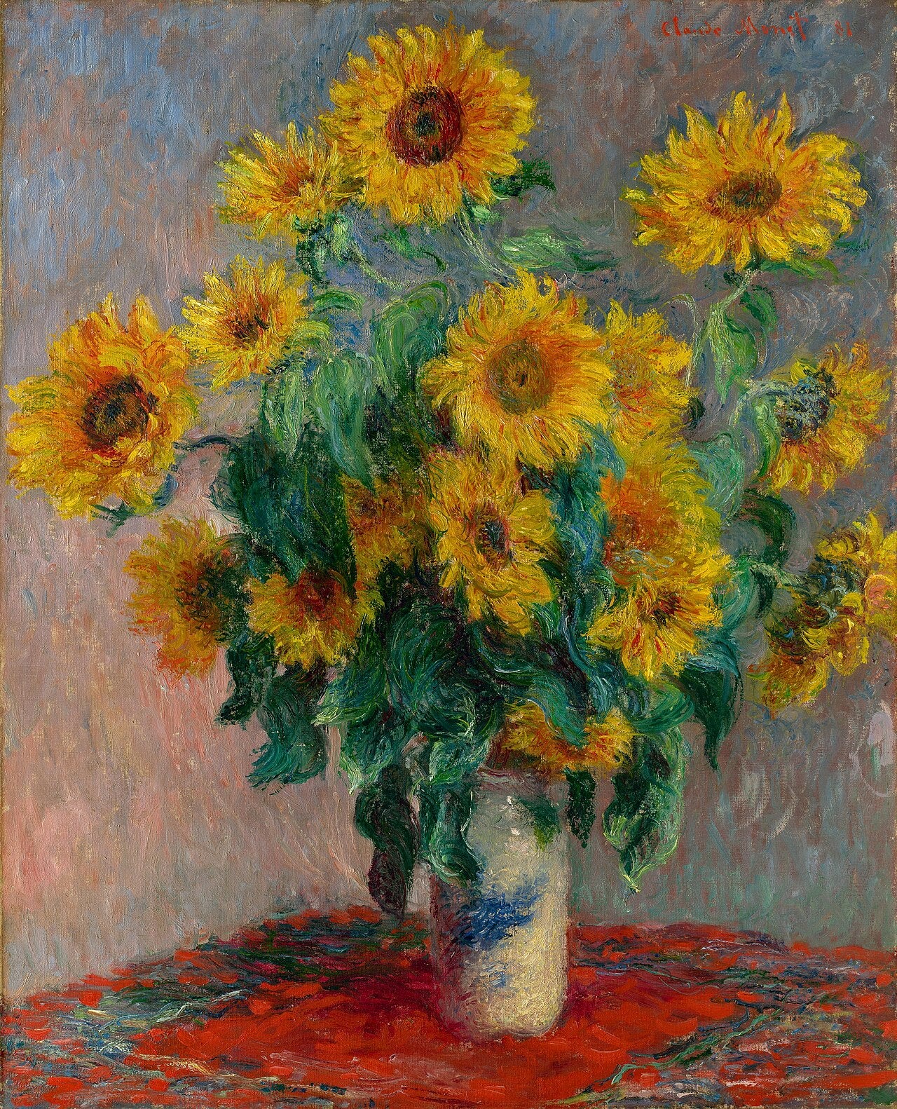 Bouquet di Girasoli – Claude Monet, circa 1881