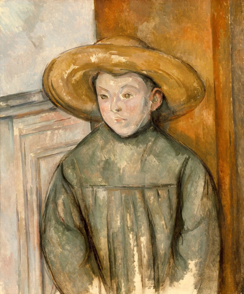 Il bambino con il cappello di paglia - Paul Cézanne